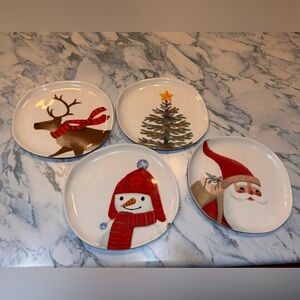 Christmas plates
